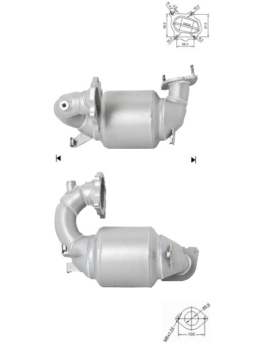 Catalizadores para coches NISSAN, OPEL, RENAULT