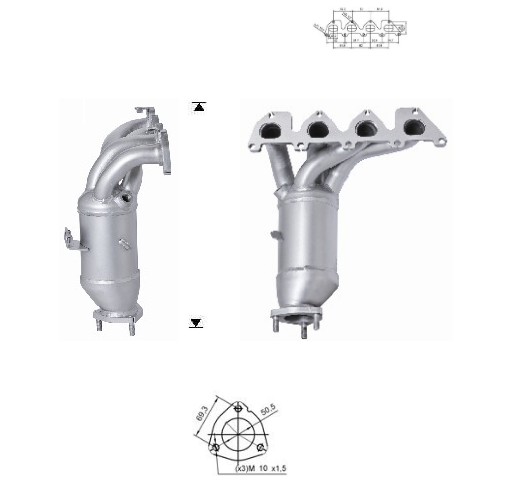 Catalizadores para coches SEAT, SKODA, VOLKSWAGEN