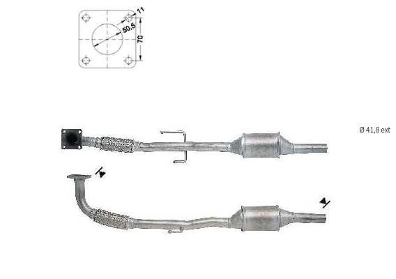 Catalizadores para coches SEAT, VOLKSWAGEN