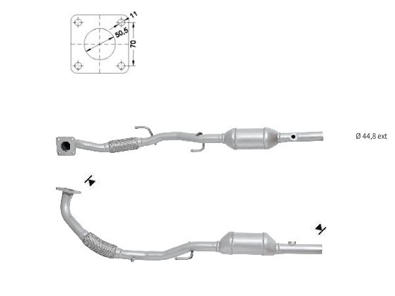 Catalizadores para coches SEAT, SKODA, VOLKSWAGEN