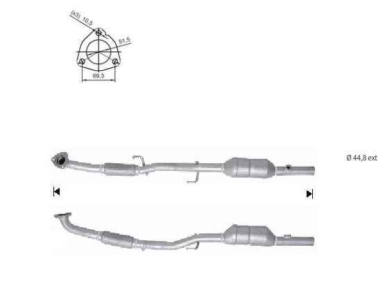 Catalizadores para coches SEAT, SKODA, VOLKSWAGEN