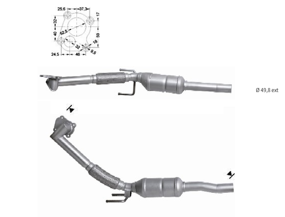 Catalizadores para coches SEAT, SKODA, VOLKSWAGEN