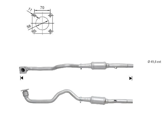 Catalizadores para coches SEAT, SKODA, VOLKSWAGEN