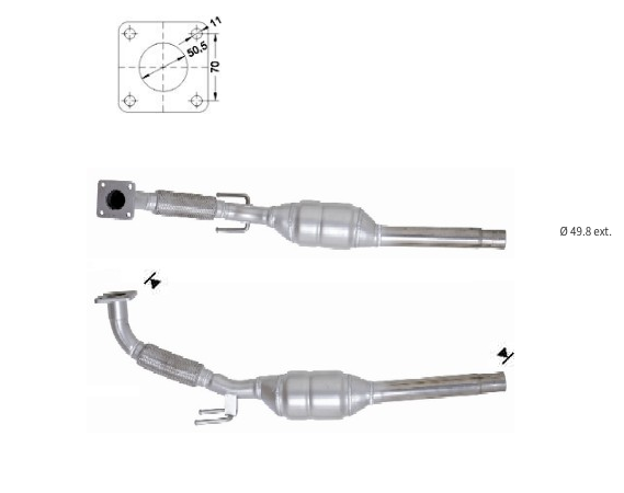 Catalizadores para coches SEAT, SKODA, VOLKSWAGEN