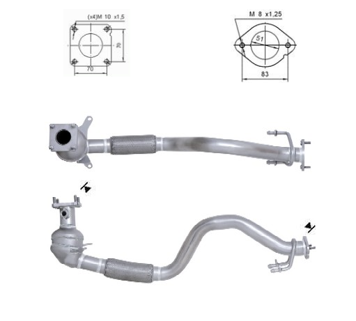 Catalizadores para coches SKODA, VOLKSWAGEN