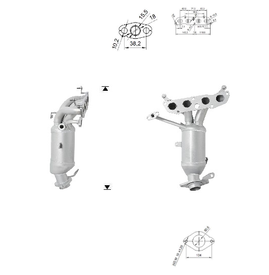 Catalizadores para coches SUBARU, TOYOTA