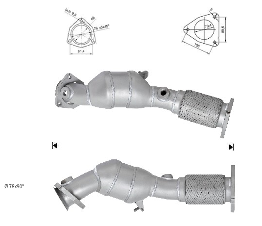 Catalizadores para coches VOLKSWAGEN